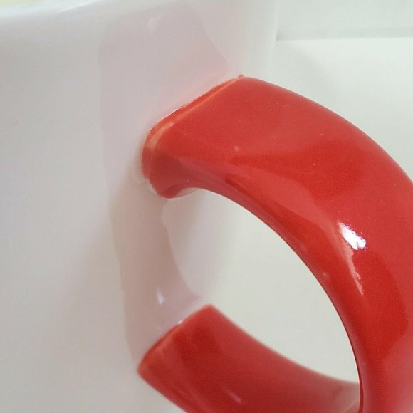 Starbucks Mug Ampersand You & Me Valentine Love Coffee Cup Red White Sweet - Picture 8 of 8